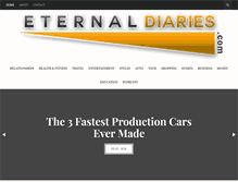 Tablet Screenshot of eternaldiaries.com